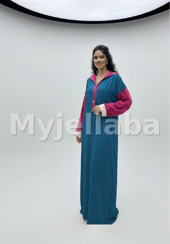 Jellaba Moderne Bicolore