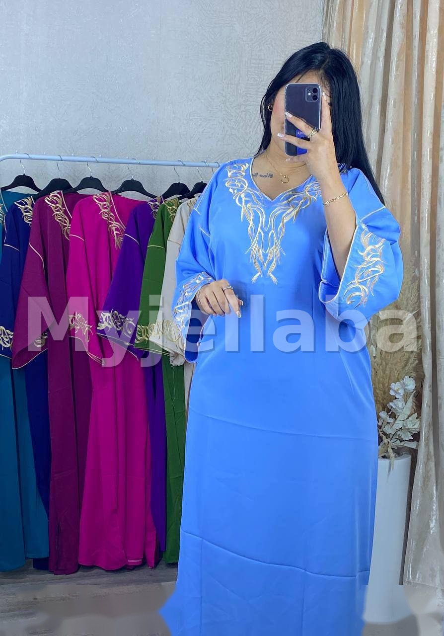 Jellaba Moderne Brodée Or