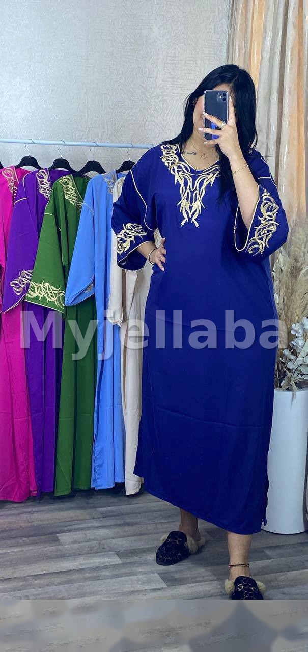 Jellaba Moderne Brodée Or - 5