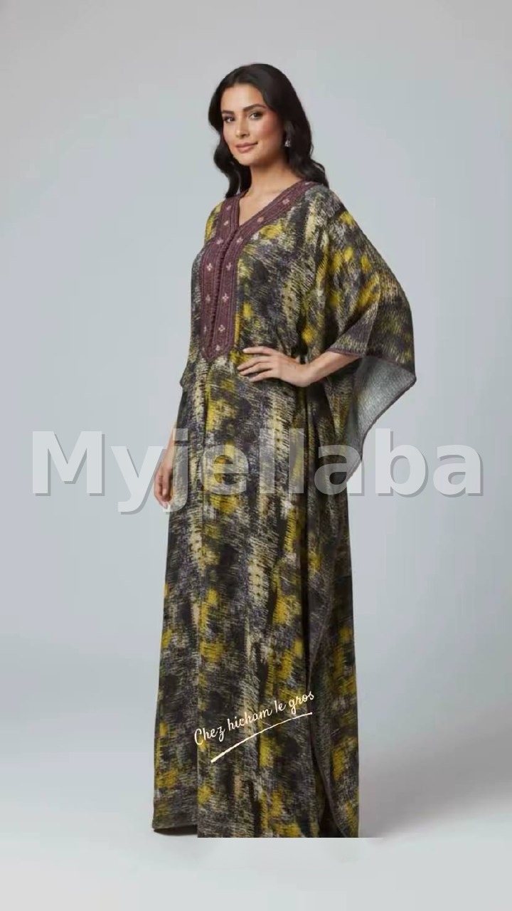 Boubou Élégant Géométrique - 3