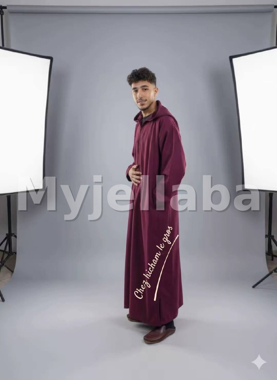 Jellaba Moderne à Capuche - 3