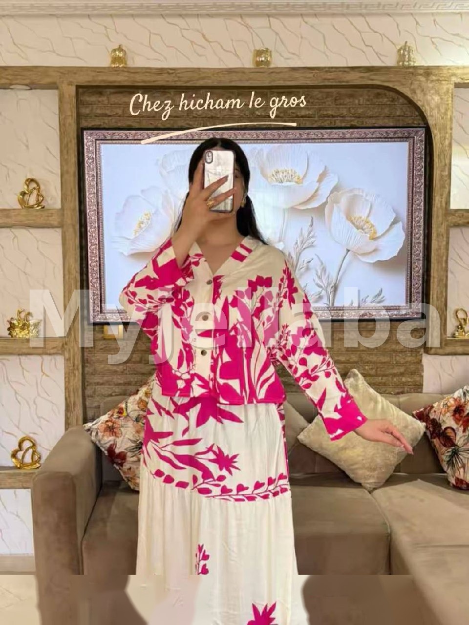 Boubou Imprimé Floral Africain - 10