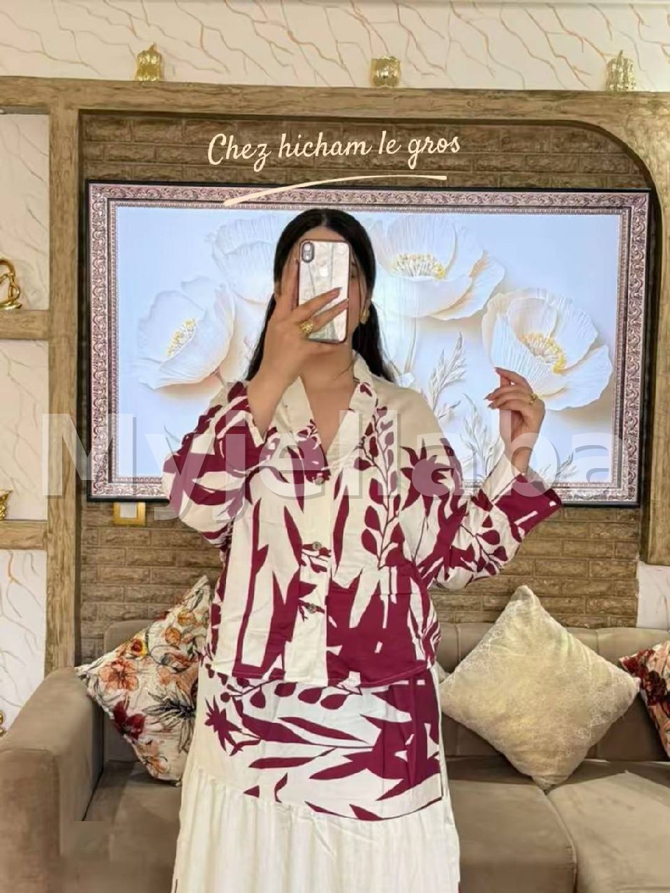 Boubou Imprimé Floral Africain