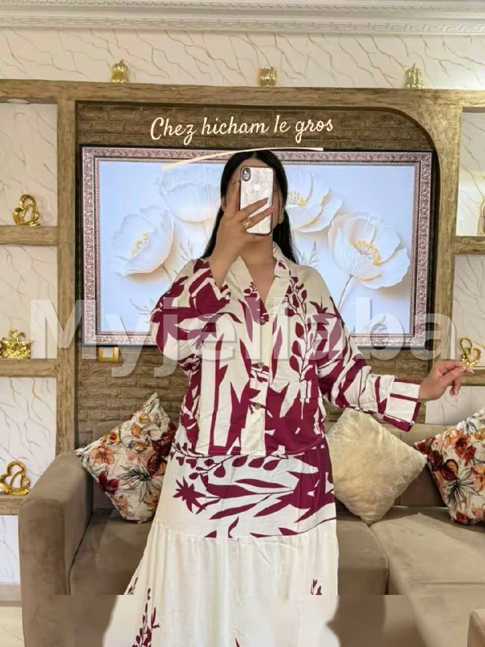 Boubou Imprimé Floral Africain - 7