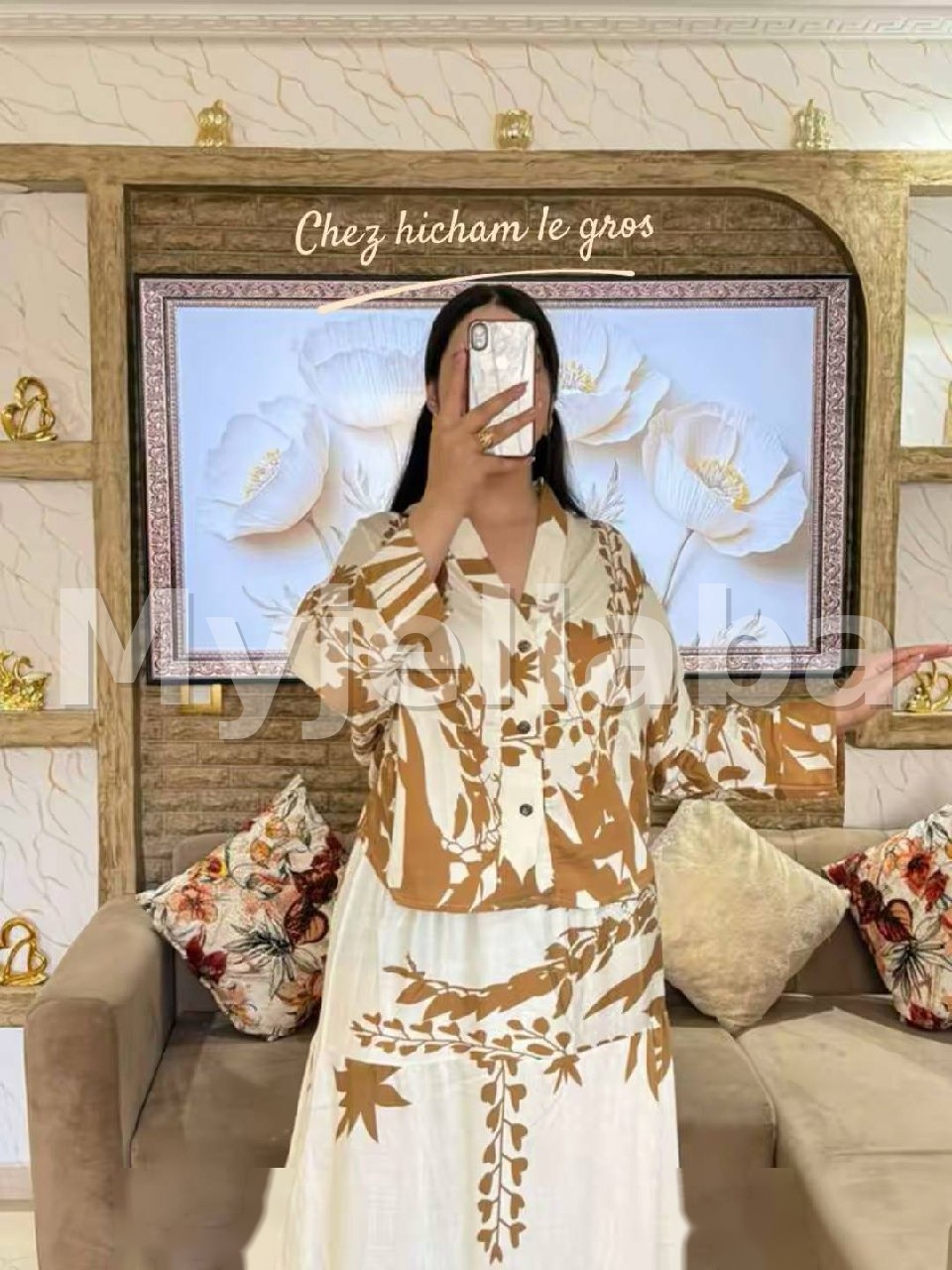 Boubou Imprimé Floral Africain - 8