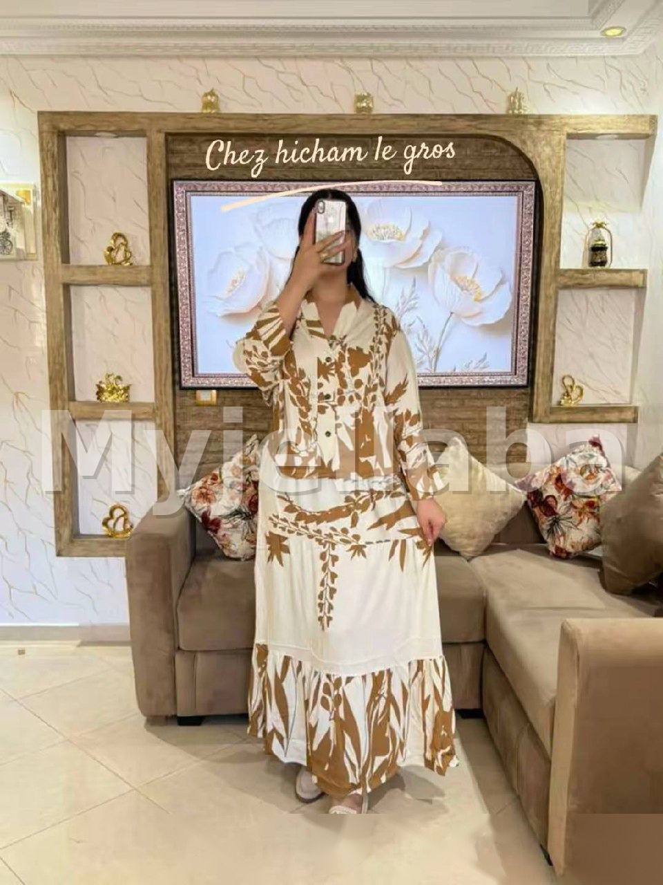 Boubou Imprimé Floral Africain - 15