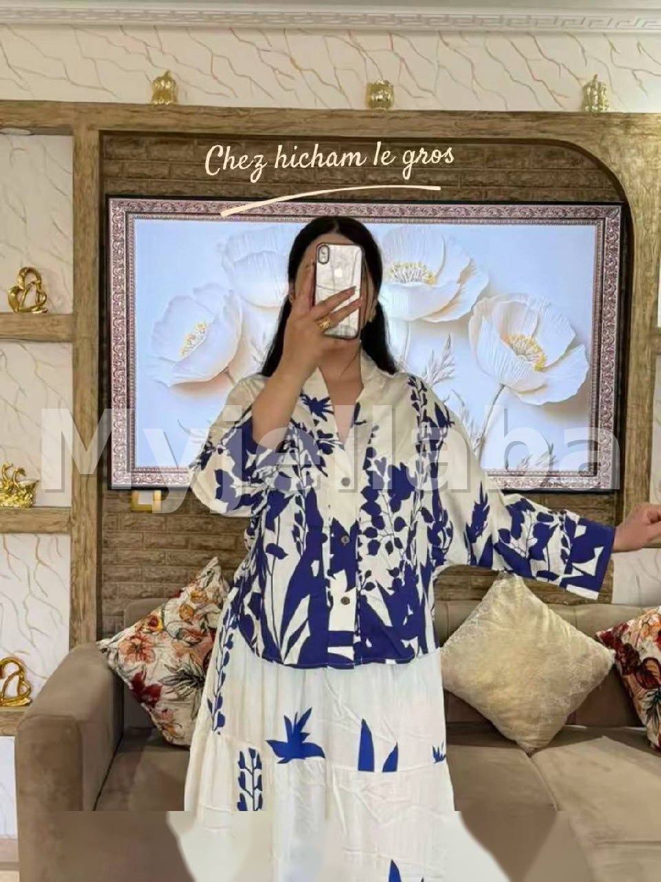 Boubou Imprimé Floral Africain - 6