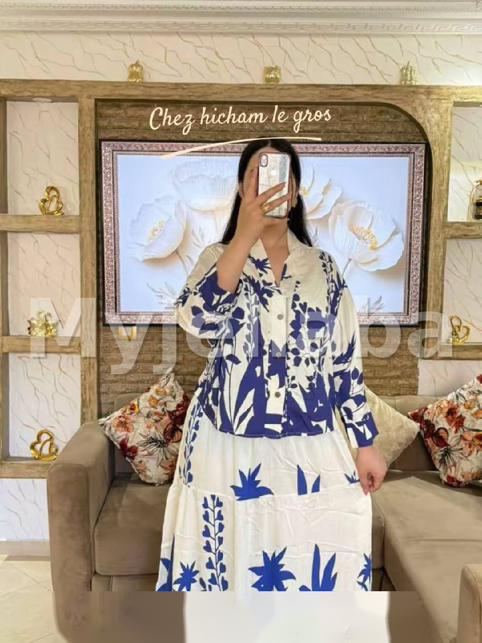 Boubou Imprimé Floral Africain - 3