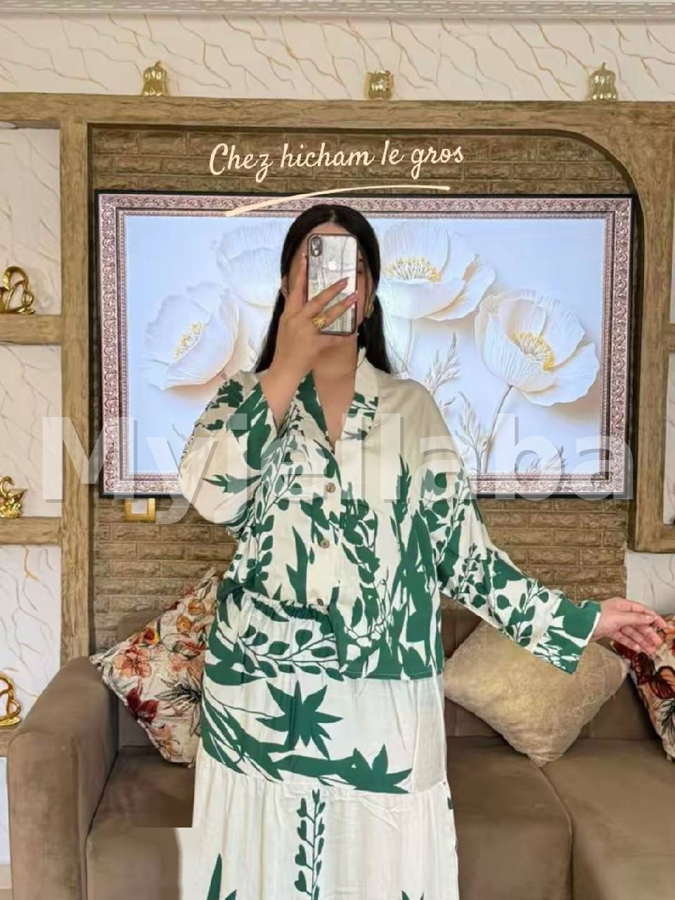 Boubou Imprimé Floral Africain - 4