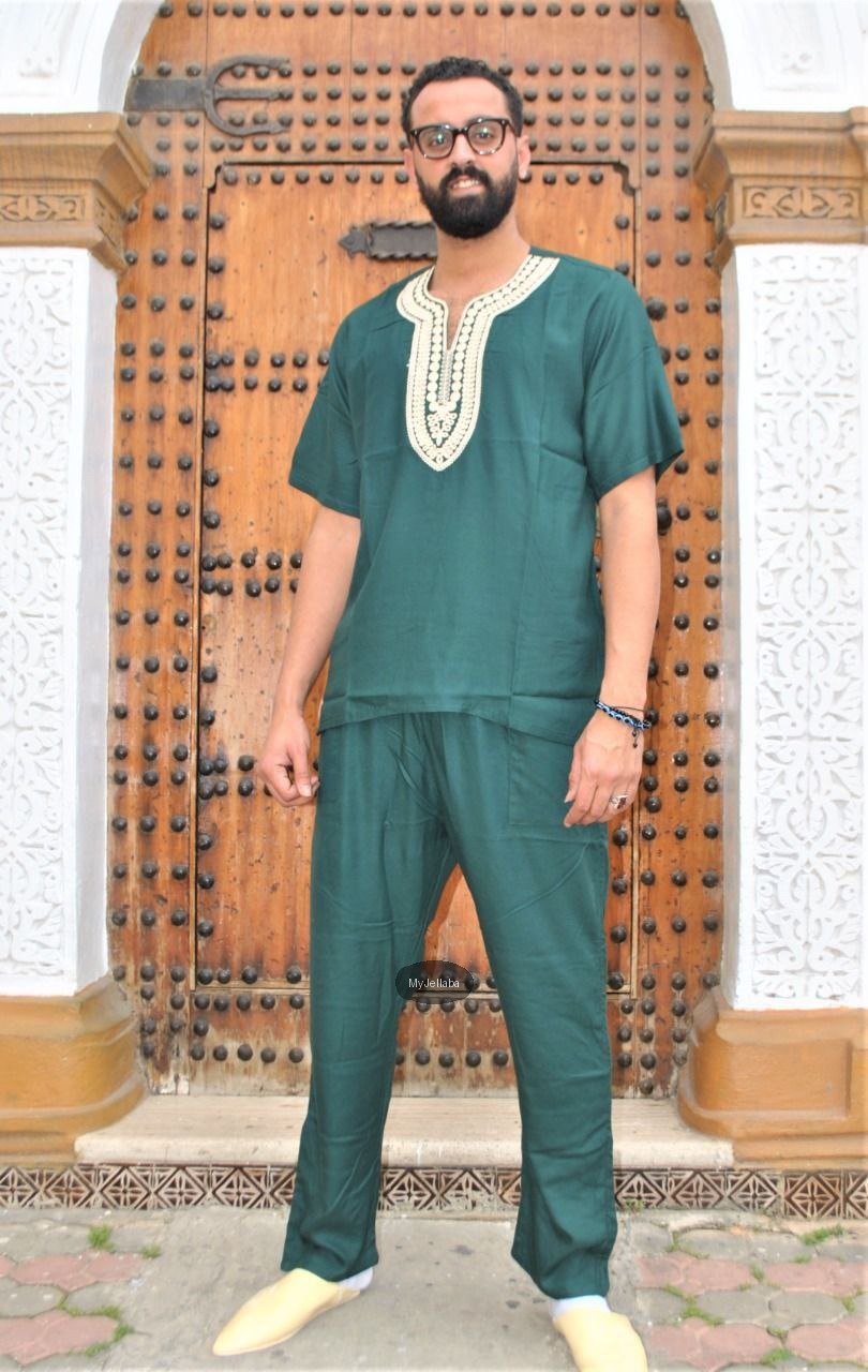 Ensemble Homme Traditionnel Bordeau - 4