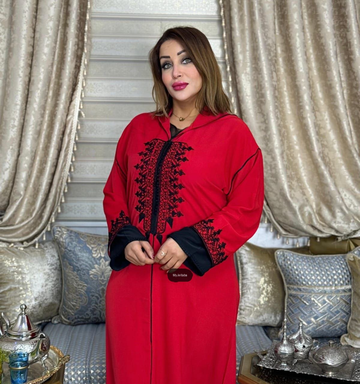 Djellaba Soie Royale - 4