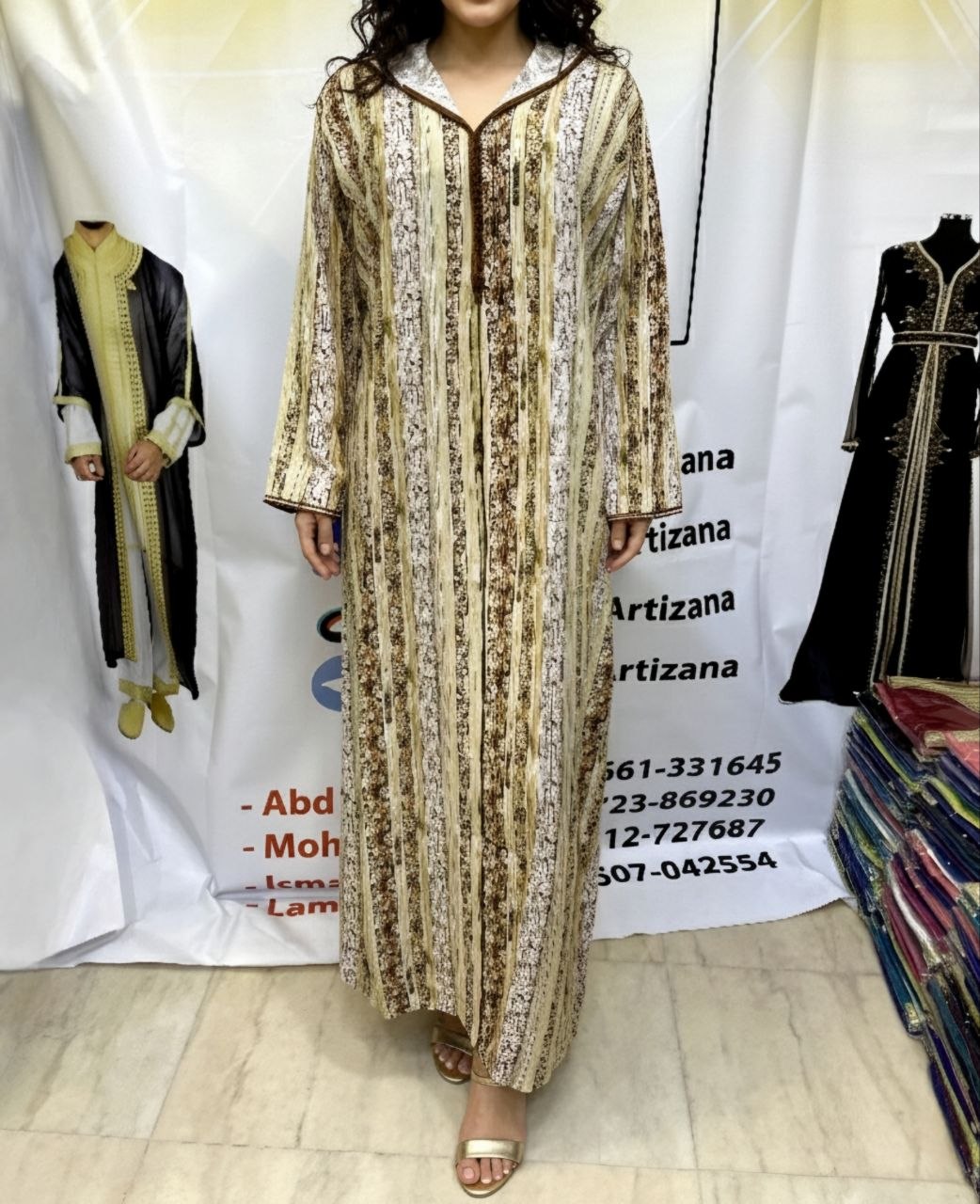 Jellaba Rayée Moderne - 7