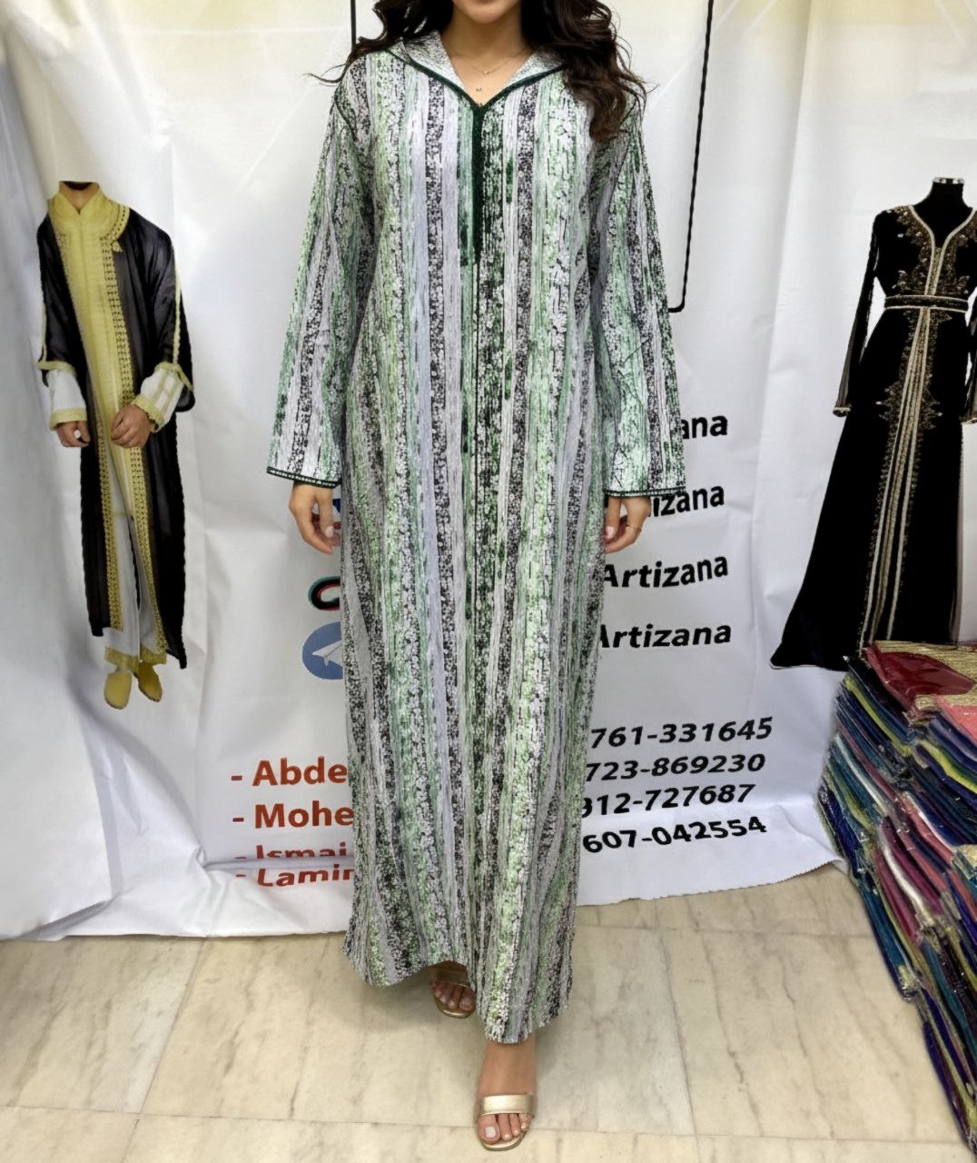 Jellaba Rayée Moderne - 6