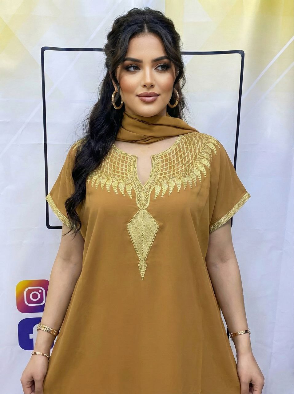 Gandoura Crêpe Khaddou - 6