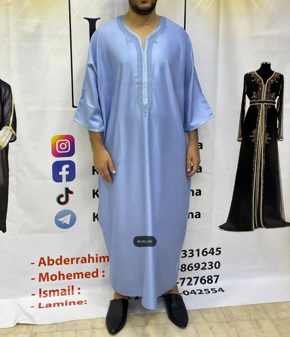 Gandoura Gabardine Homme - 15