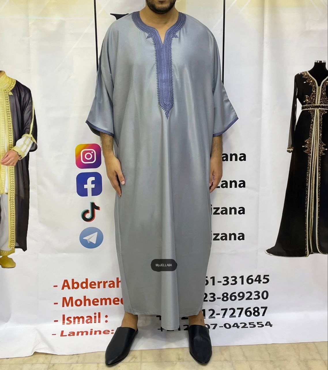 Gandoura Gabardine Homme - 11