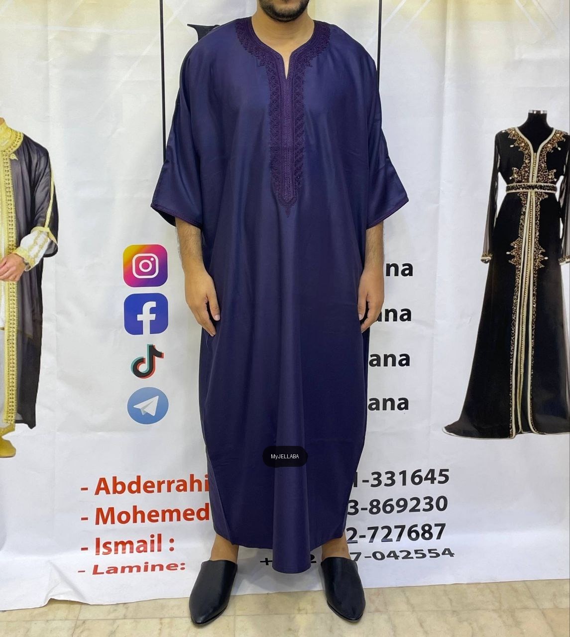 Gandoura Gabardine Homme - 6