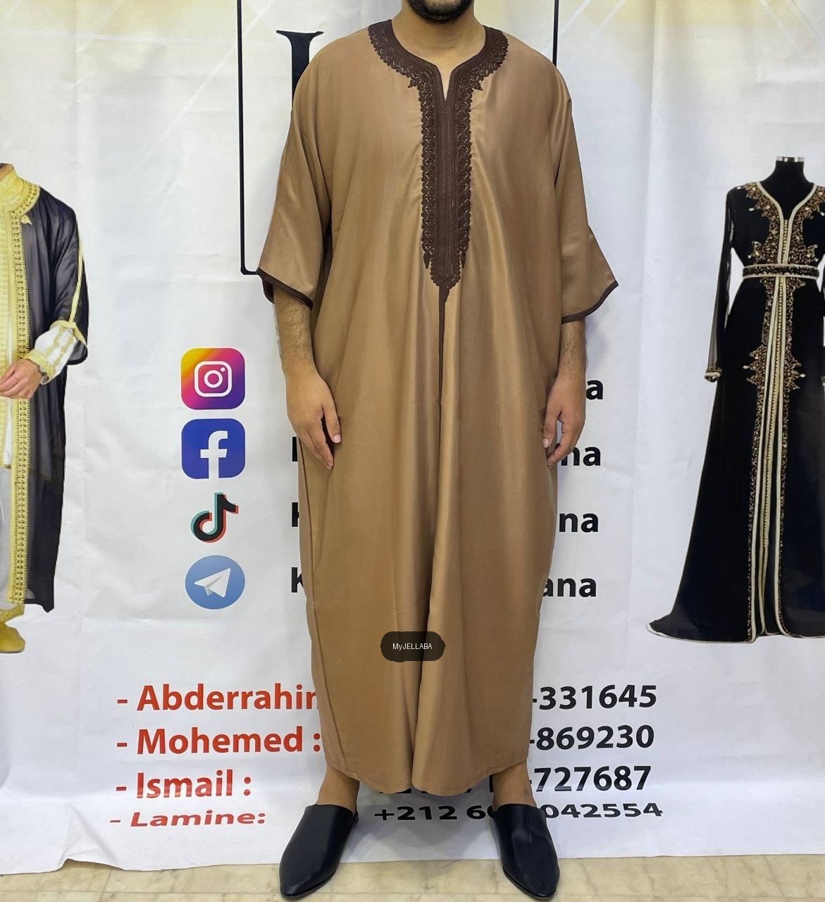 Gandoura Gabardine Homme