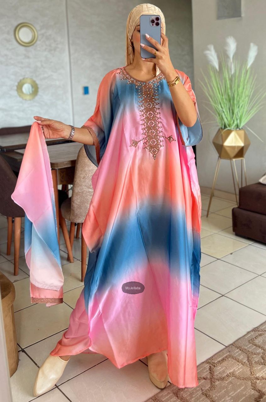 Boubou Tie-Dye Brodé - 7