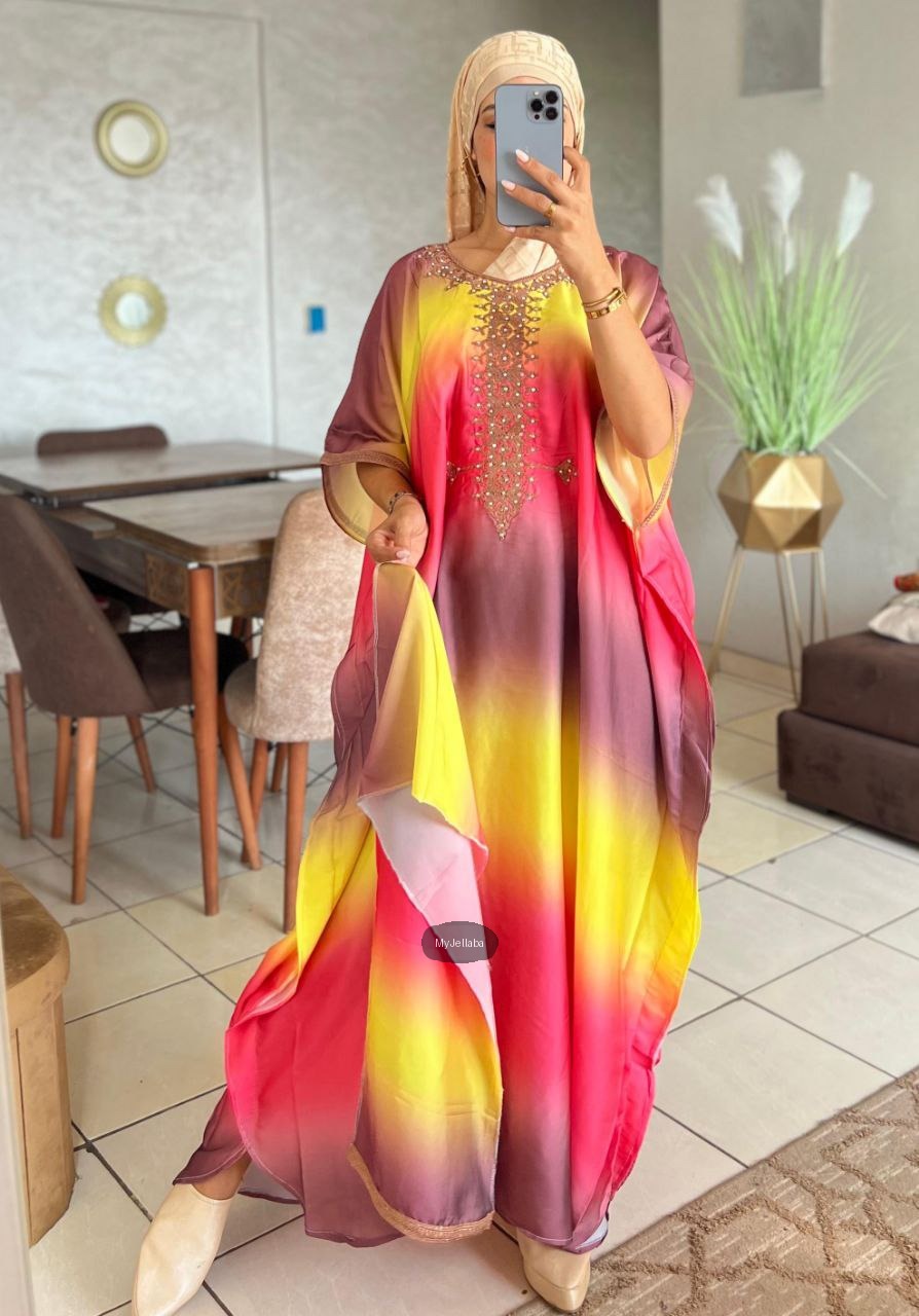 Boubou Tie-Dye Brodé - 5