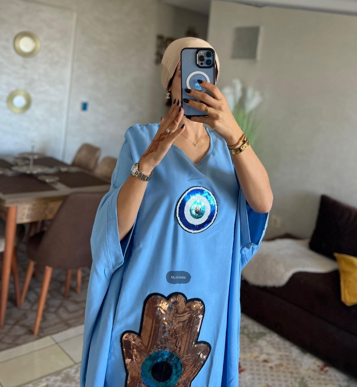 Boubou Moderne Œil Protecteur - 7