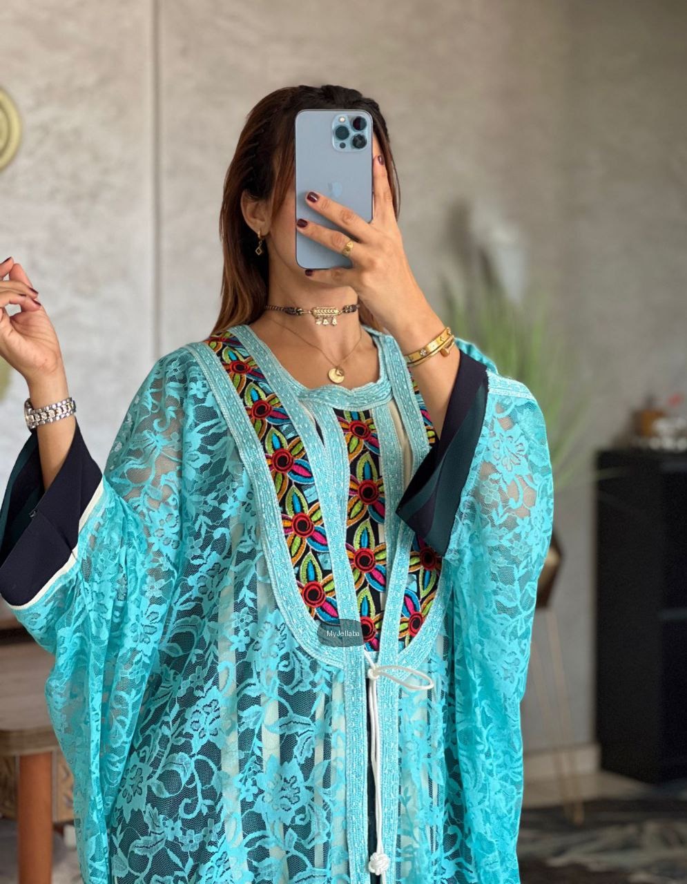 Boubou en Dentelle Brodée - 3