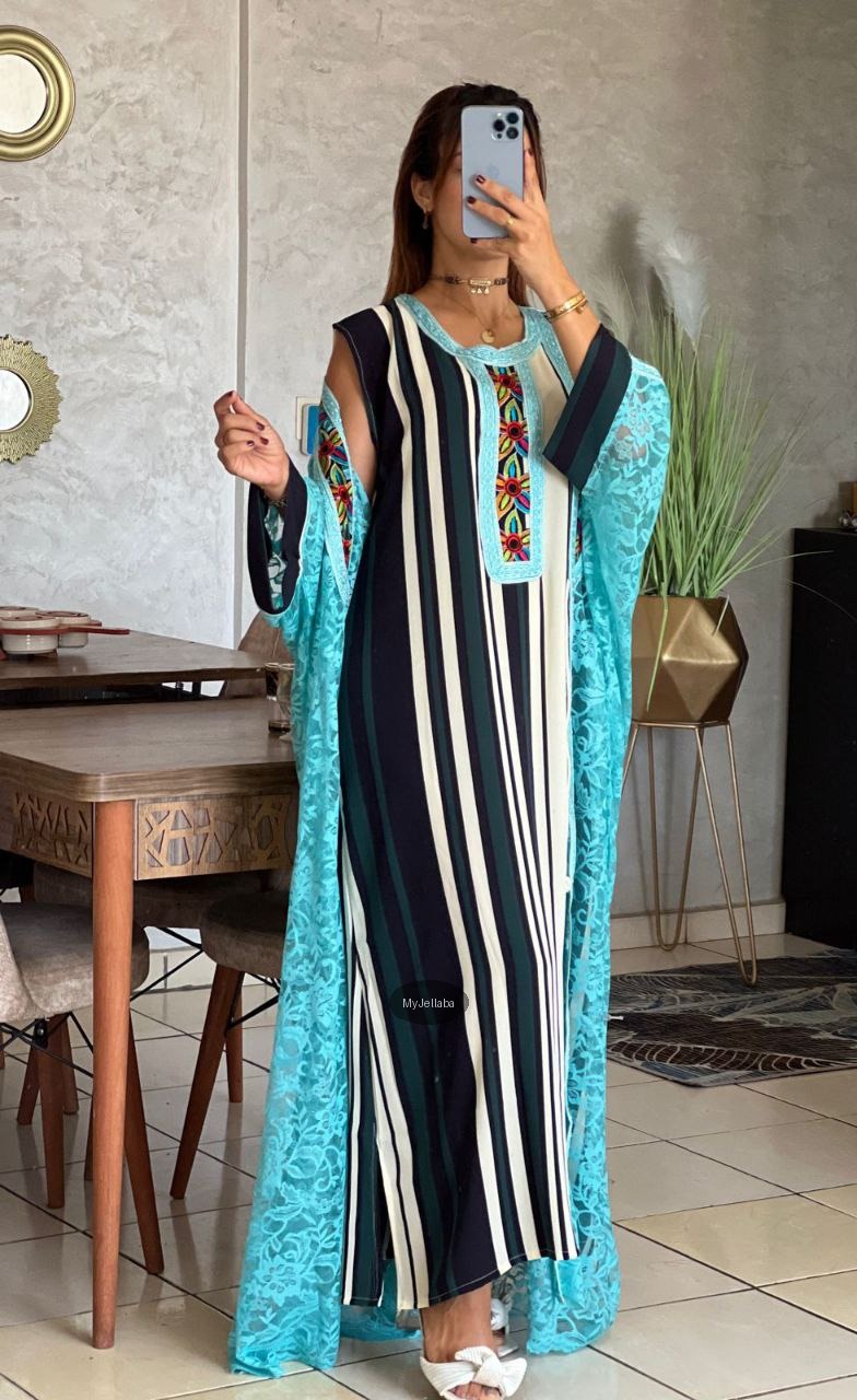 Boubou en Dentelle Brodée - 7