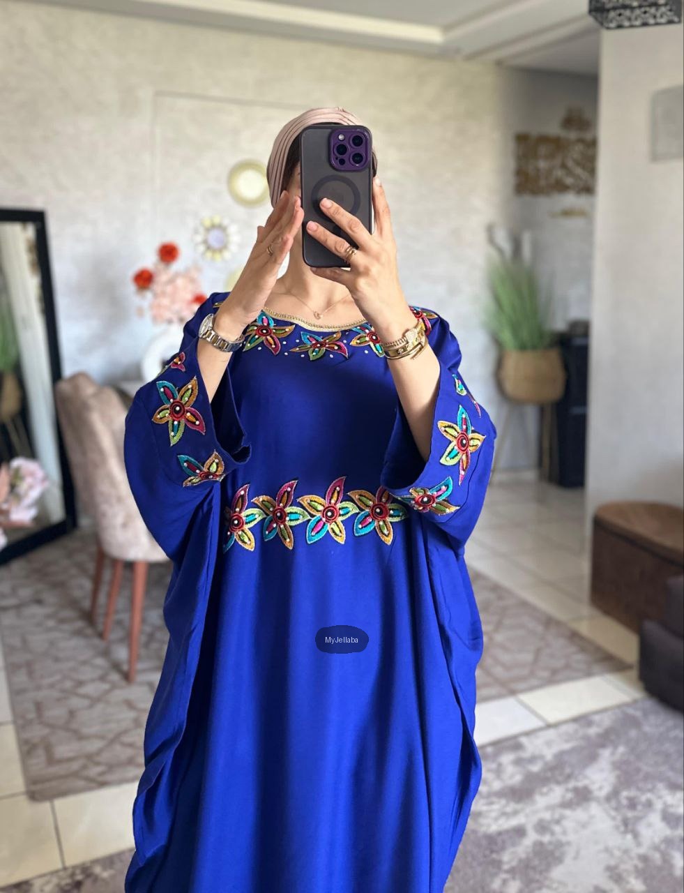 Boubou Fleuri Lilas - 10