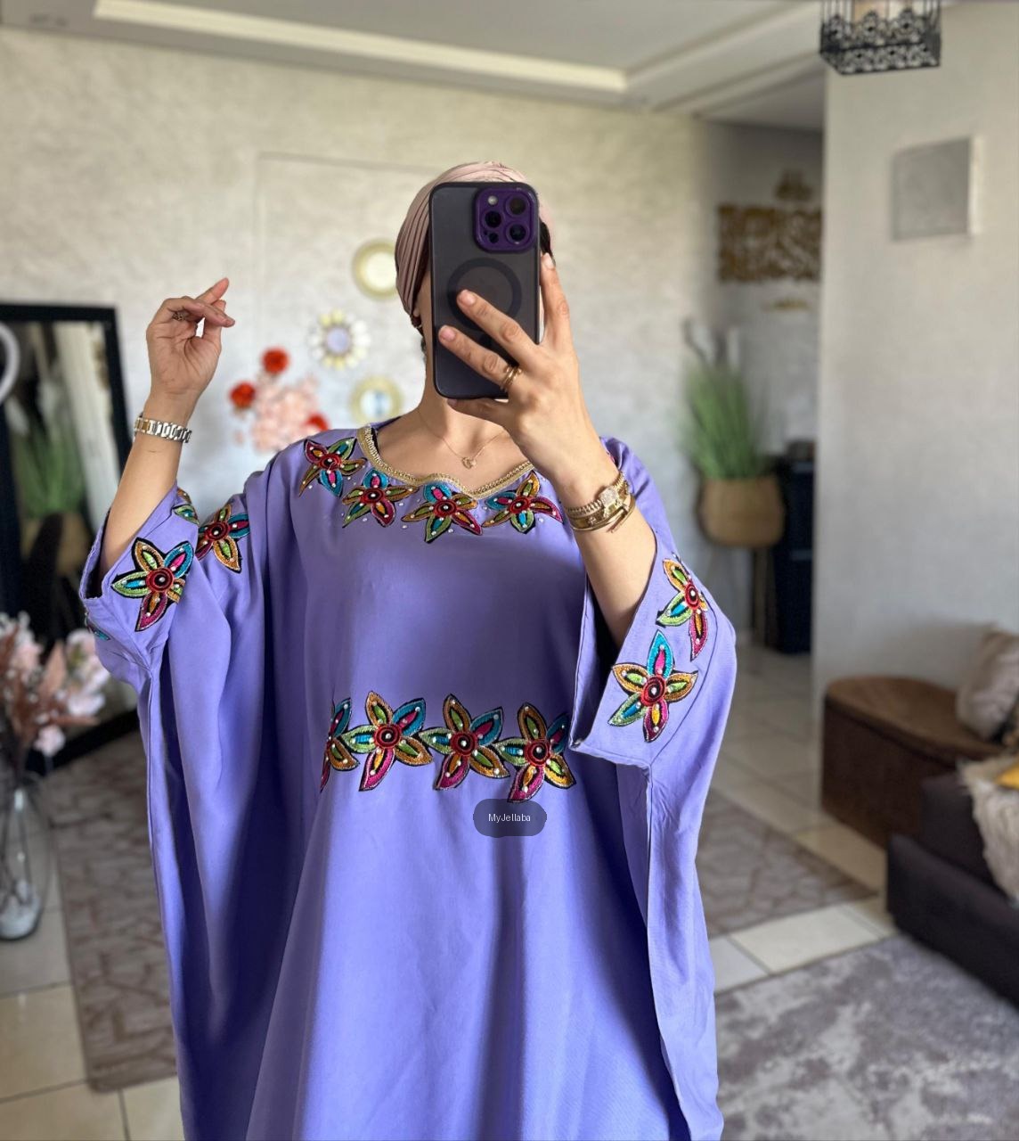 Boubou Fleuri Élégant