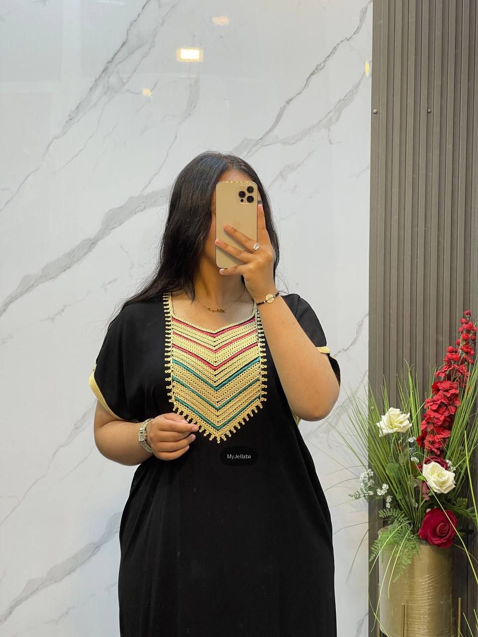 Jellaba Moderne Brodée Femme - 4