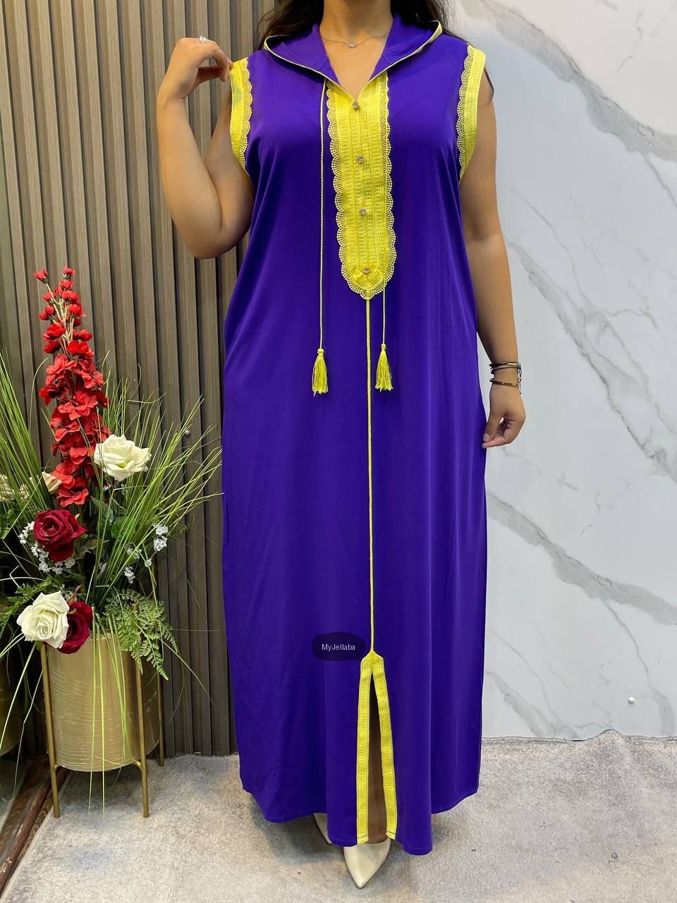 Jellaba Moderne Sans Manches - 3