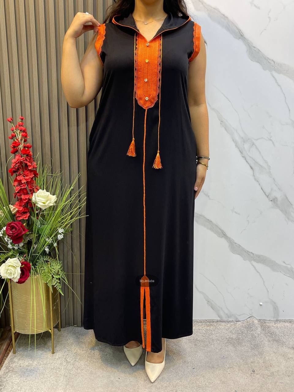 Jellaba Moderne Sans Manches - 5