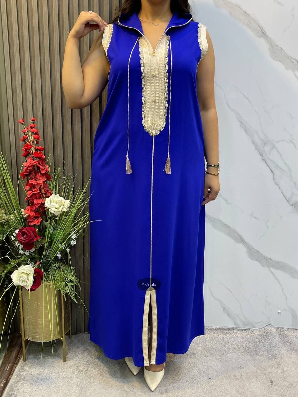 Jellaba Moderne Sans Manches - 5