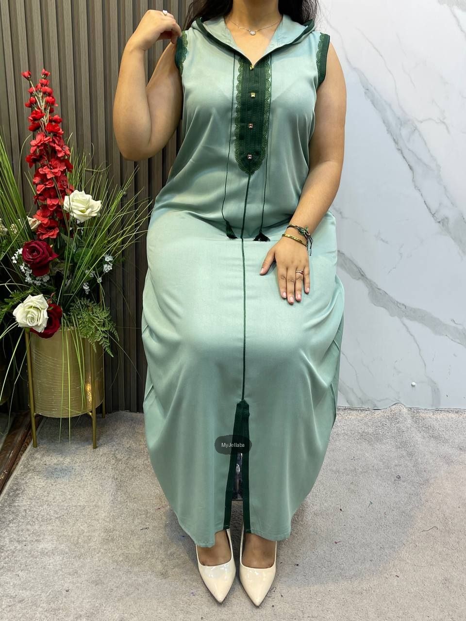 Jellaba Moderne Sans Manches