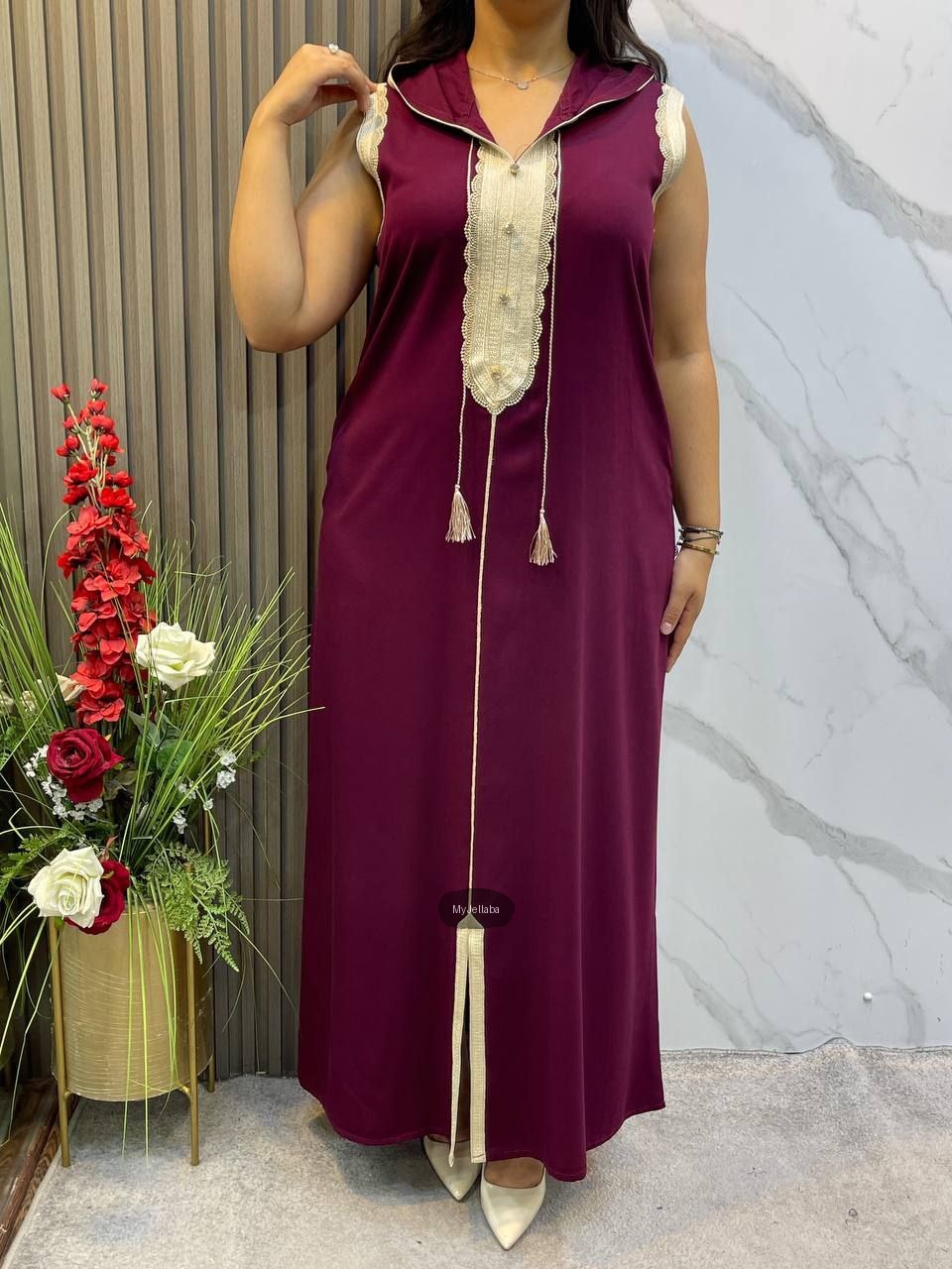 Jellaba Moderne sans Manches - 4