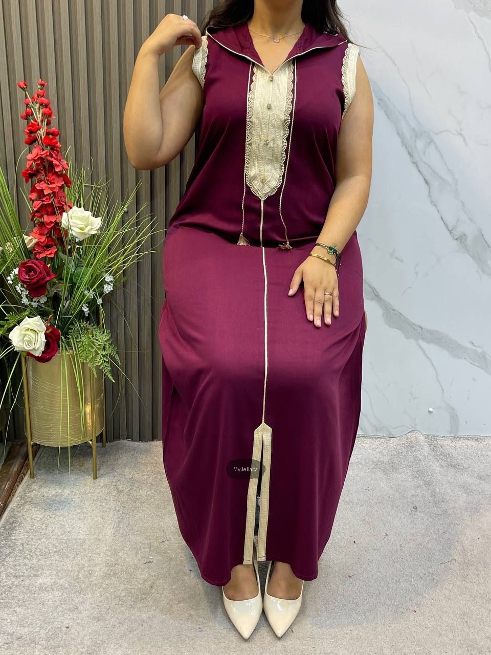 Jellaba Moderne sans Manches