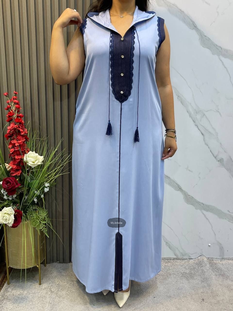 Jellaba Moderne Sans Manches - 3