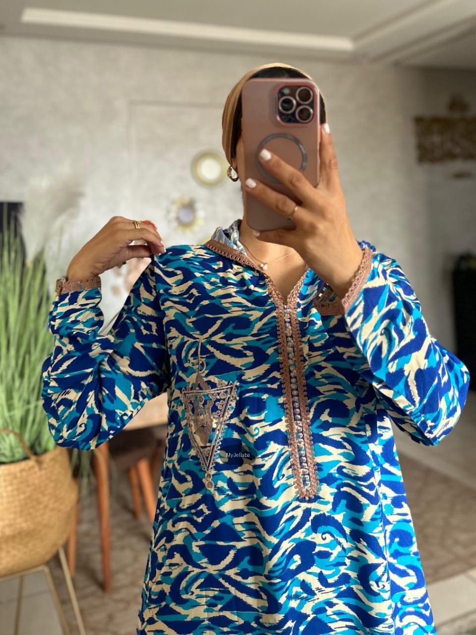 Jellaba Moderne Imprimée - 6