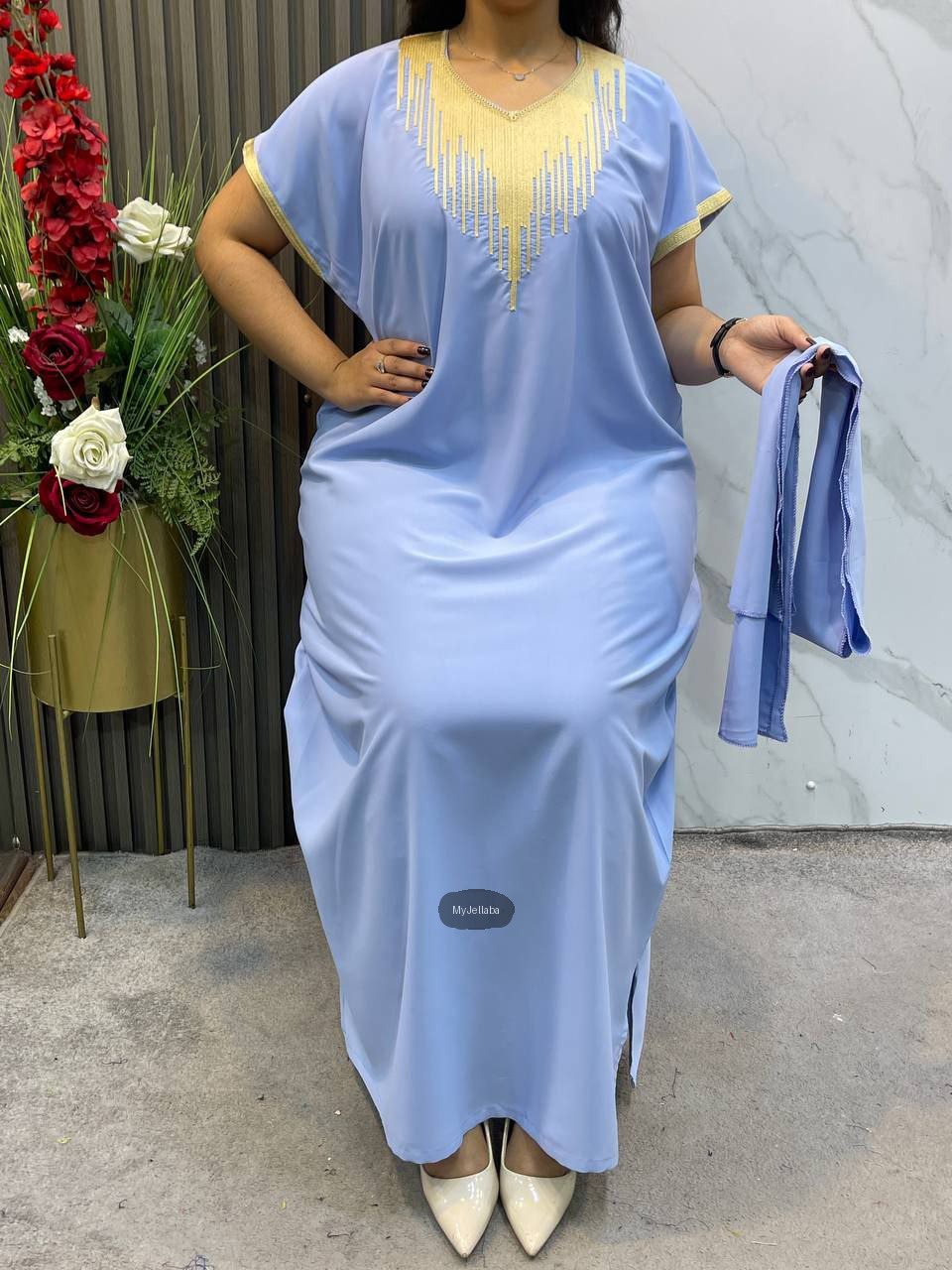 Jellaba Moderne Brodée