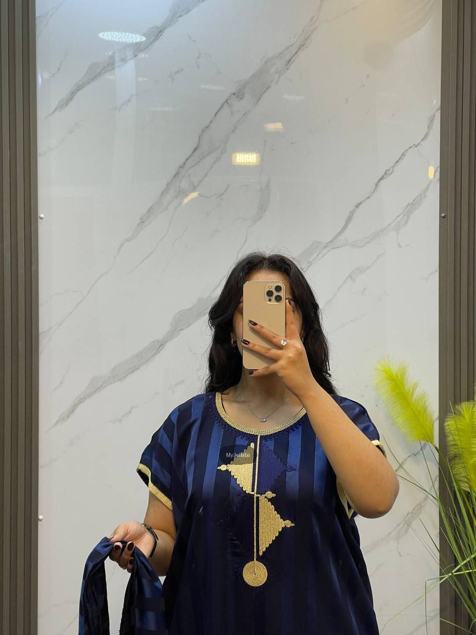 Jellaba Rayée Royale Femme - 6