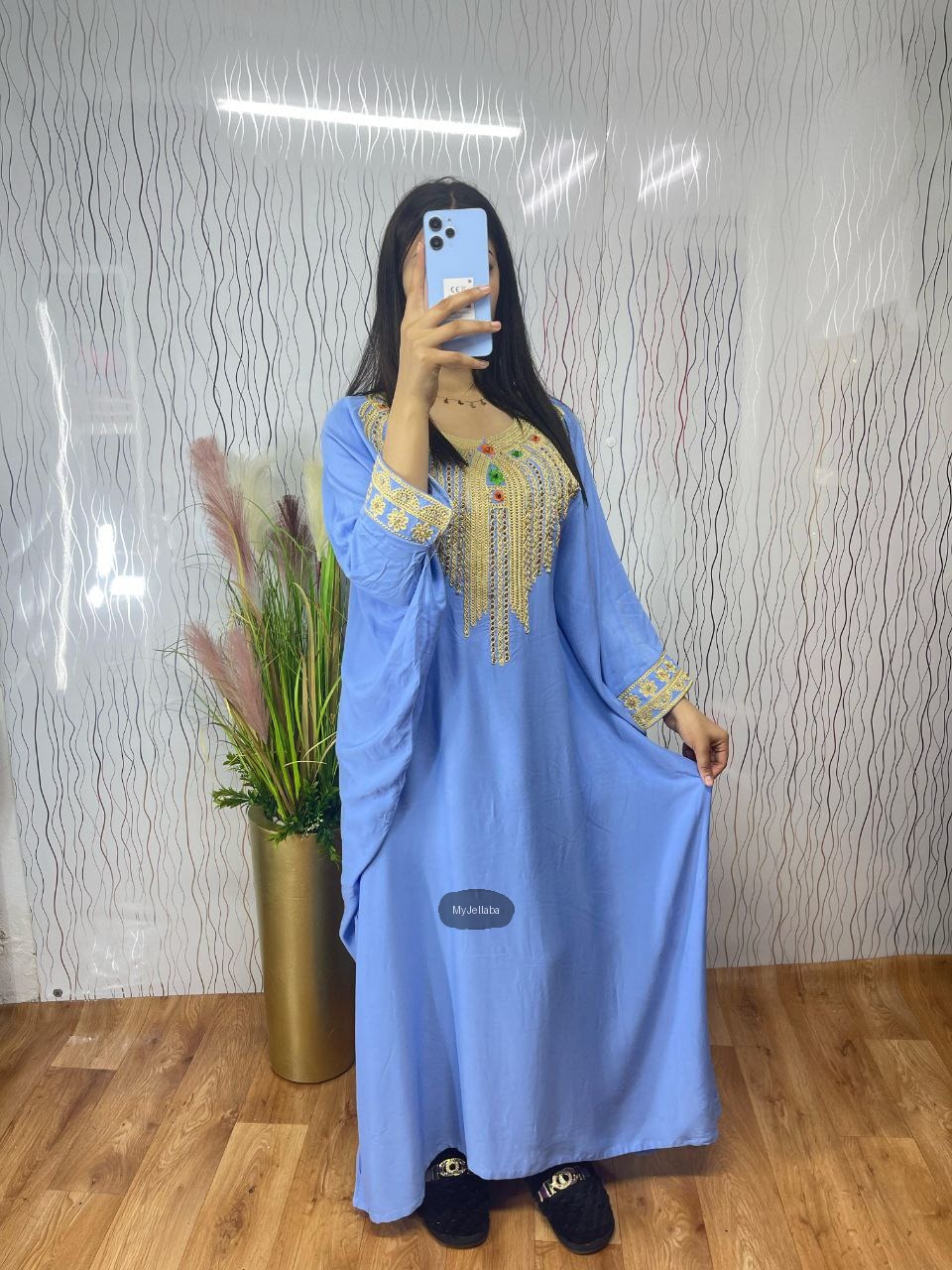 Jellaba Moderne Brodée Femme