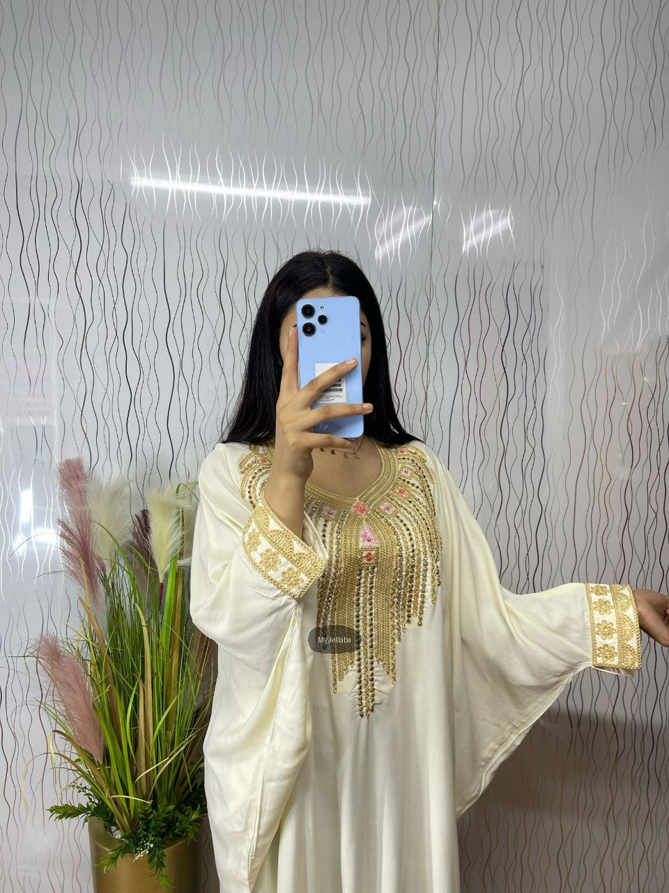 Jellaba Moderne Brodée Or - 3