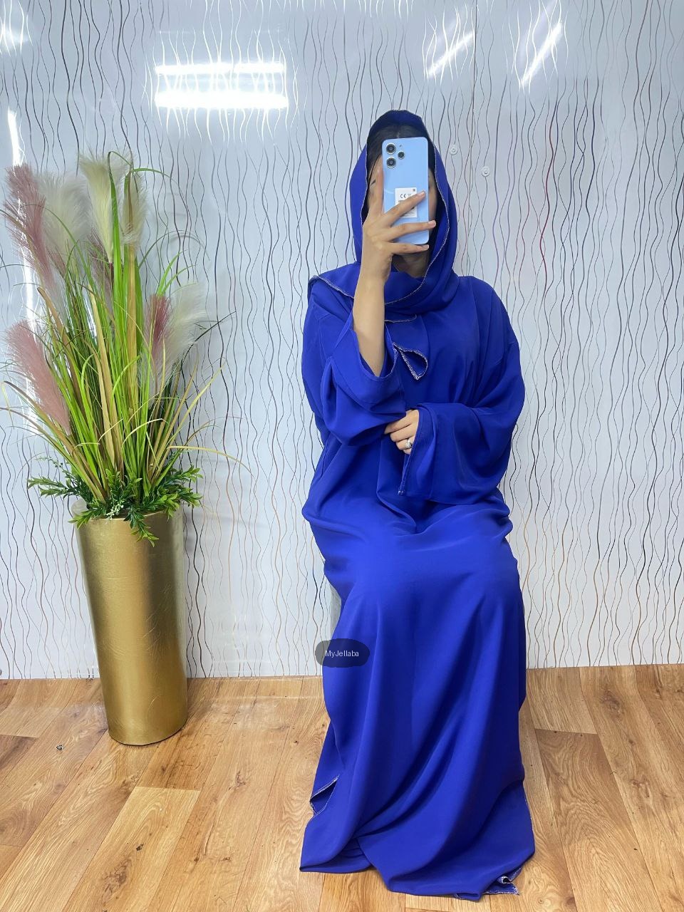 Jellaba Femme Royale Bleu Majorelle