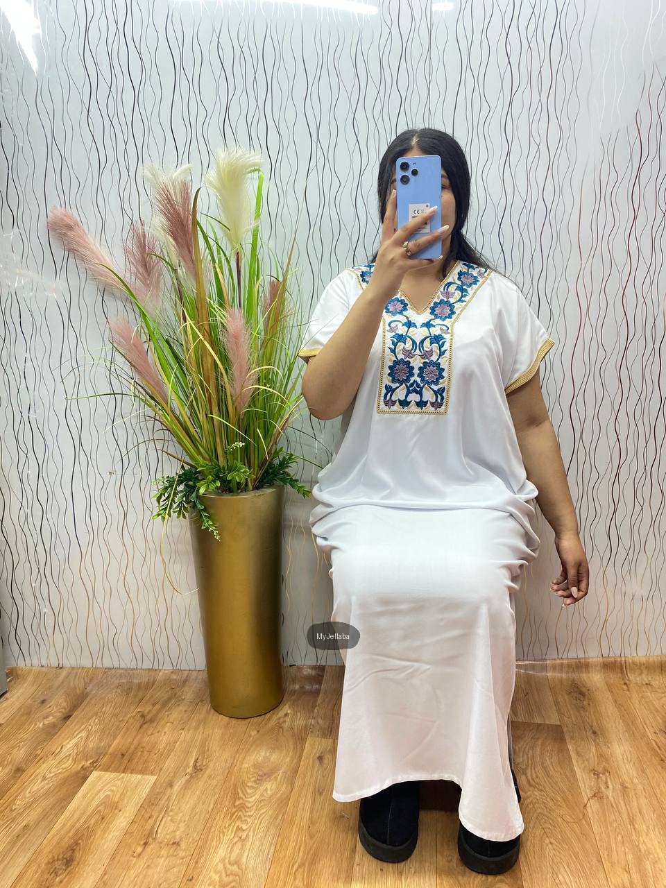 Jellaba Traditionnelle Brodée Femme - 6