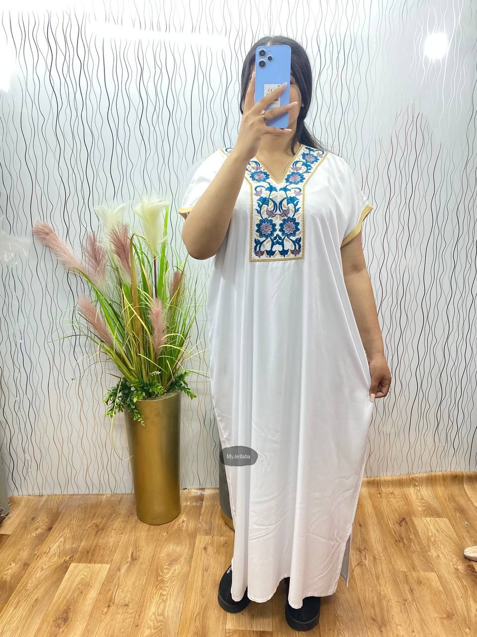 Jellaba Traditionnelle Brodée Femme - 8