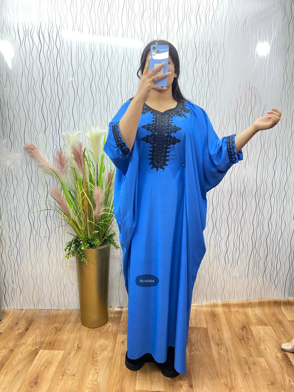 Boubou Brodé Rose Vif - 6