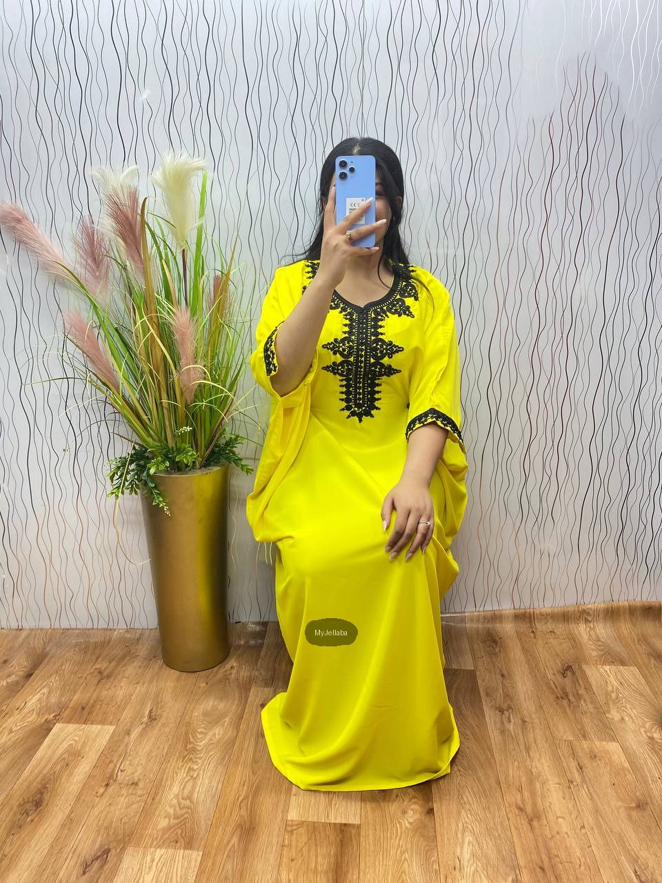 Boubou Brodé Rose Vif