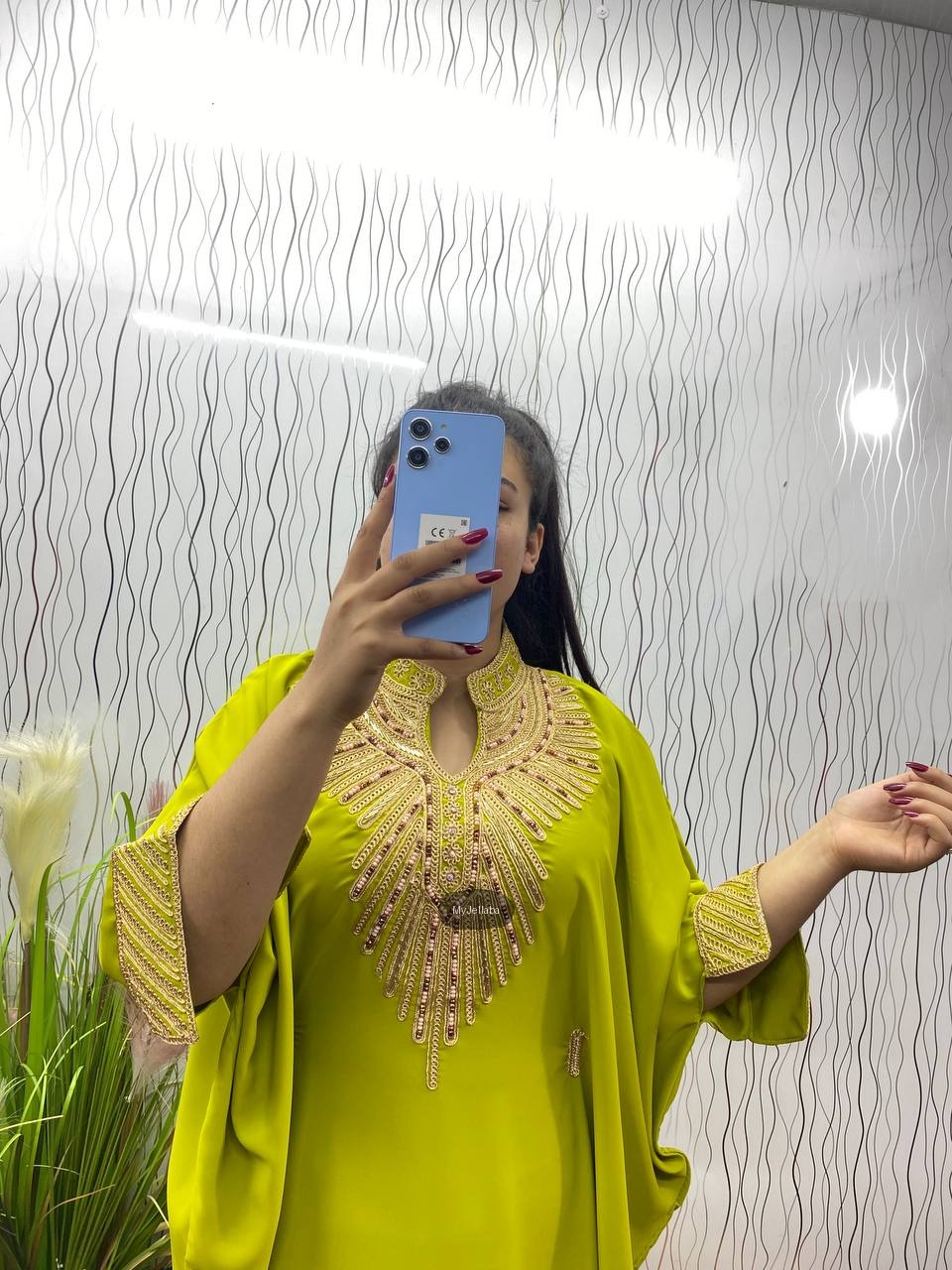 Jellaba Émeraude Royale Brodée - 7