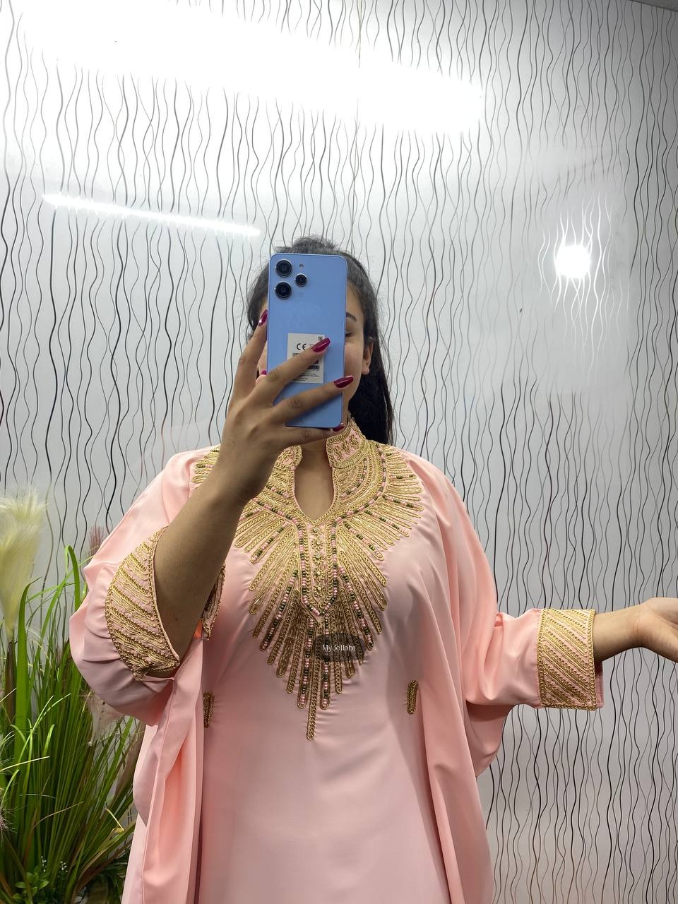 Jellaba Émeraude Royale Brodée - 10