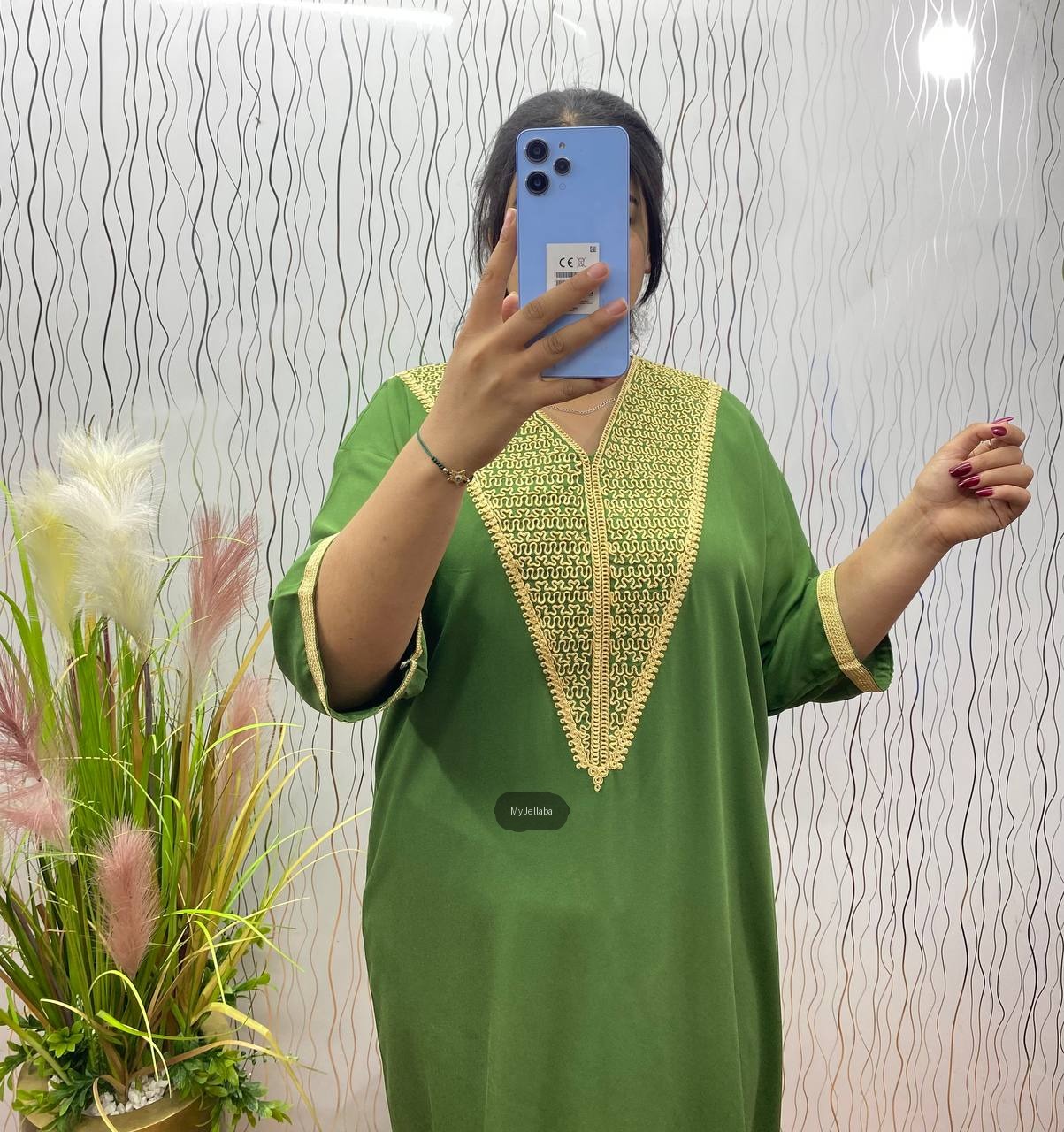 Jellaba Moderne Broderie Dorée